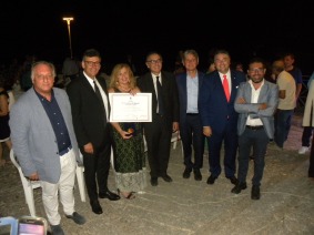 Premio Speciale Campana di Burgio 2019 con direttore di tv 2000 Vincenzo Morgante e Presidente Antonino Sala